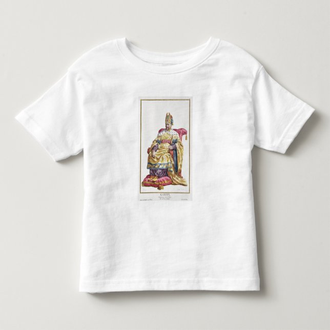 Camiseta De Bebé 1662-1722) emperadores Manchu de Kang Tsi (de (Anverso)