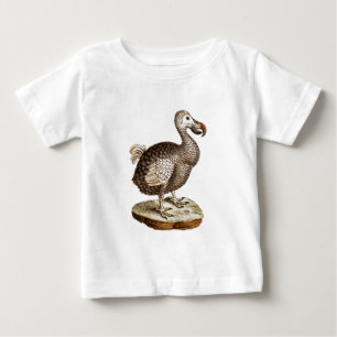 Camiseta De Bebé 1700s retros de los pájaros de los Dodos del