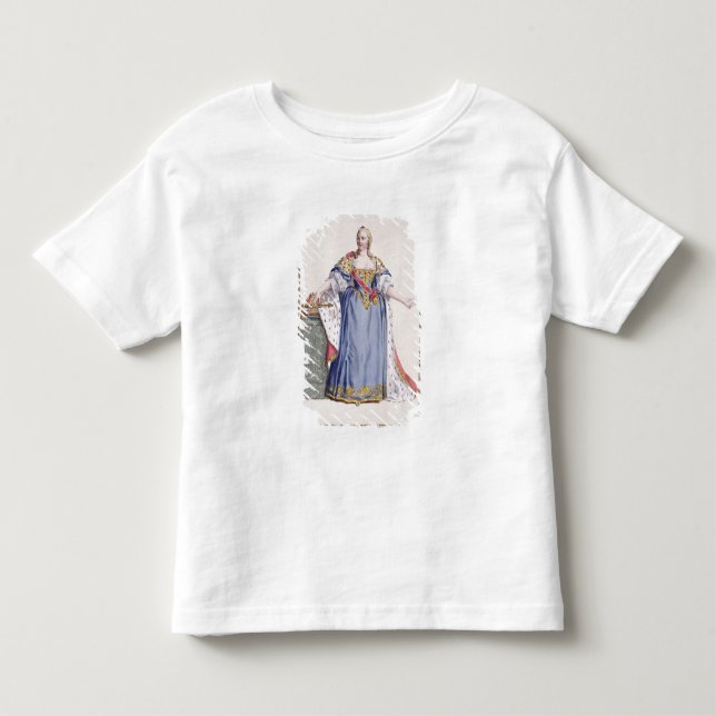 Camiseta De Bebé 1717-80) emperatrices de Maria Teresa (de Austria, (Anverso)