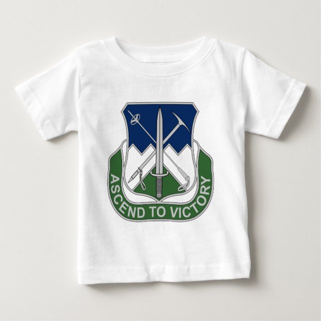 Camiseta De Bebé 172º Regimiento de Infantería - Ascenso a la Victo (Anverso)