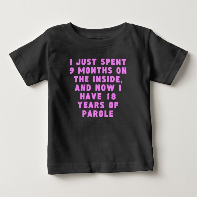 Camiseta De Bebé 18 Years Of Parole (Anverso)
