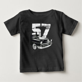 Camiseta De Bebé 1957 Silhouette de visión lateral delantera de la 
