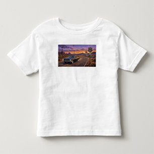 Camiseta De Bebé 1964 Cadillac en la Ruta 66