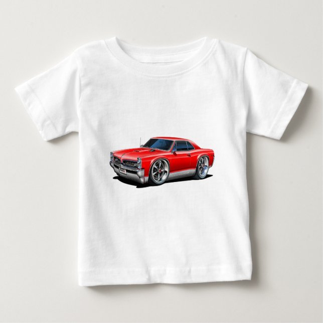 Camiseta De Bebé 1966/67 coche del rojo de GTO (Anverso)