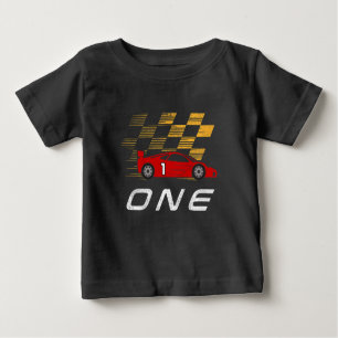 Camiseta De Bebé 1.ª Carrera de Cumpleaños Funny Niño de un año
