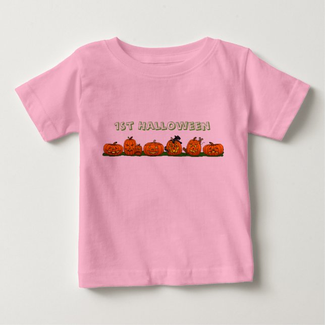 Camiseta De Bebé 1.ª Onsie de Halloween (Anverso)