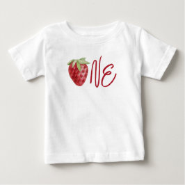 Camiseta De Bebé 1.ᵉʳ Berry de fresa de verano