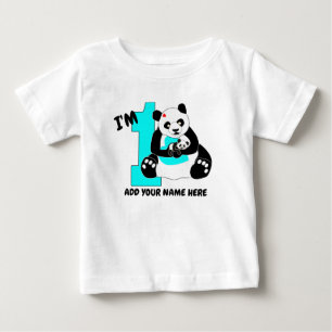 Camiseta De Bebé 1.ᵉʳ CUMPLEAÑOS añada tu nombre