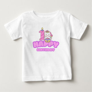 Camiseta De Bebé 1.ᵉʳ cumpleaños feliz