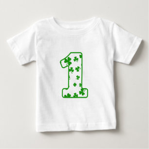 Camiseta De Bebé 1.ᵉʳ cumpleaños Lucky Shamrock Birthday Irish Boy 