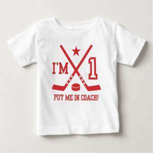 Camiseta De Bebé 1.ᵉʳ Hockey por cumpleaños