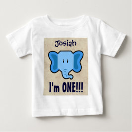 Camiseta De Bebé 1.ᵉʳ Nacimiento CHEVRON Nombre personalizado de un