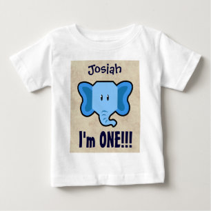 Camiseta De Bebé 1.ᵉʳ Nacimiento CHEVRON Nombre personalizado de un