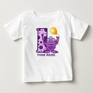 Camiseta De Bebé 1.ᵉʳ Personalizado de cumpleaños bebé camiset