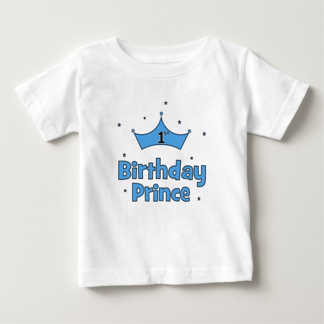 Camiseta De Bebé 1.ᵉʳ príncipe de cumpleaños (Anverso)