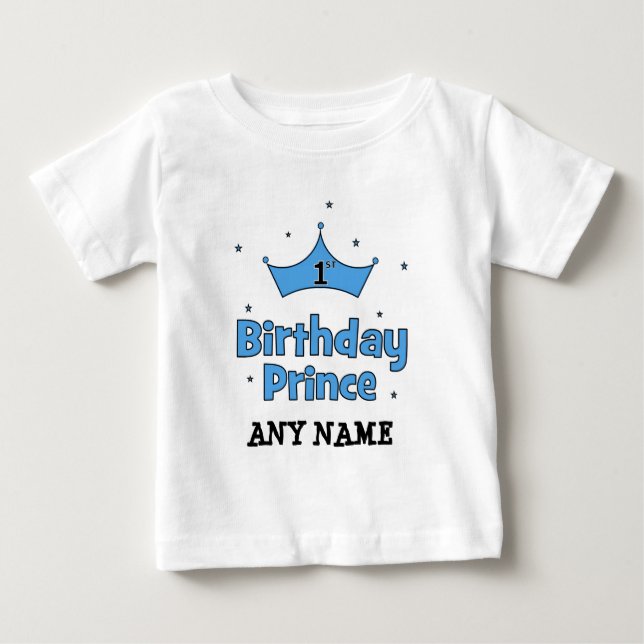 Camiseta De Bebé 1.ᵉʳ príncipe de cumpleaños (Anverso)