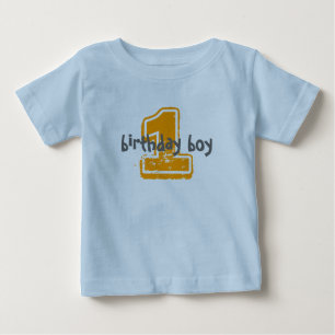 Camiseta De Bebé 1, chico de cumpleaños