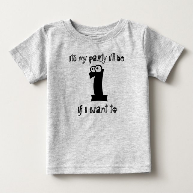 Camiseta De Bebé 1 cumpleaños (Anverso)