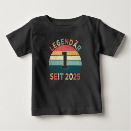 Camiseta De Bebé 1. Geburtstag Legendär Seit 2025 Jahrgang