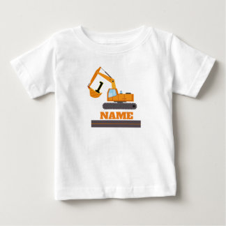 Camiseta De Bebé 1er cumpleaños de construcción - excavadora person