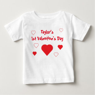 Camiseta De Bebé 1er día de San Valentín