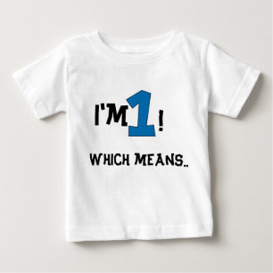 Camiseta De Bebé 1r cumpleaños