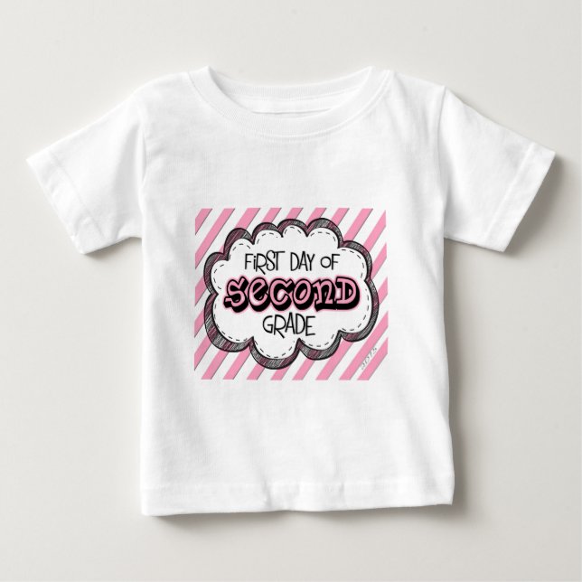 Camiseta De Bebé 1r día de 2da muestra .jpg del grado (Anverso)