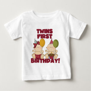 Camiseta De Bebé 1r muchacho del cumpleaños de los