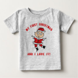 Camiseta De Bebé 1r Navidad