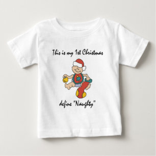 Camiseta De Bebé 1r Navidad