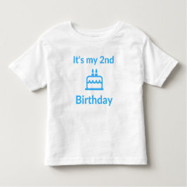 Camiseta De Bebé 2º cumpleaños