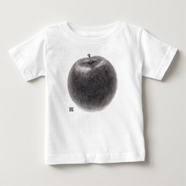 CAMISETA DE BEBÉ 2個のりんご (Anverso)