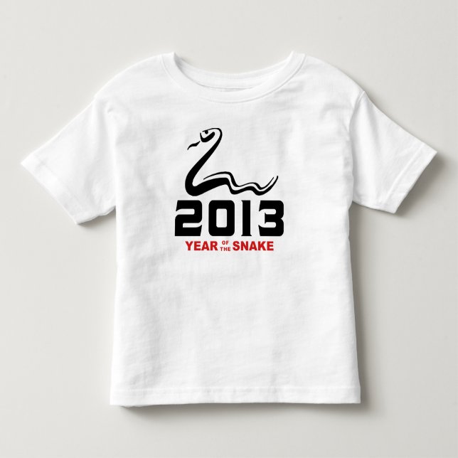 Camiseta De Bebé 2013 años de la serpiente (Anverso)