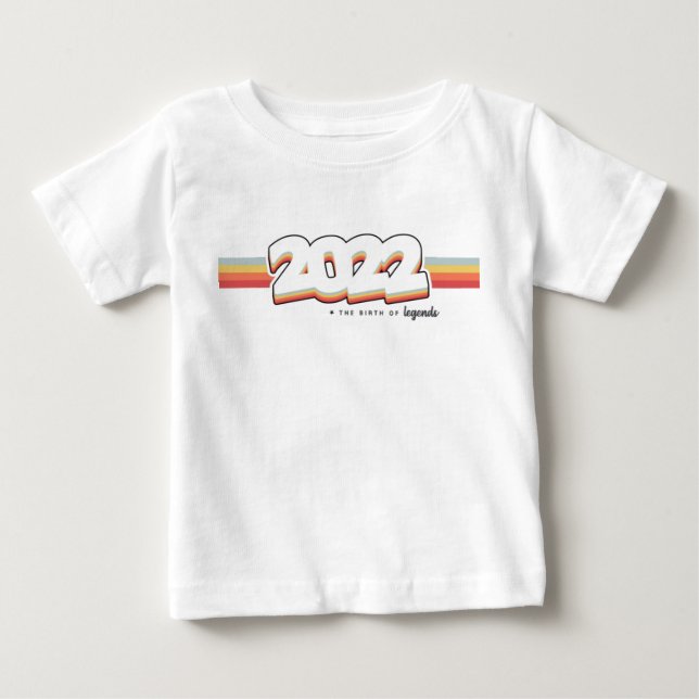 Camiseta De Bebé 2022 El nacimiento de las leyendas (Anverso)