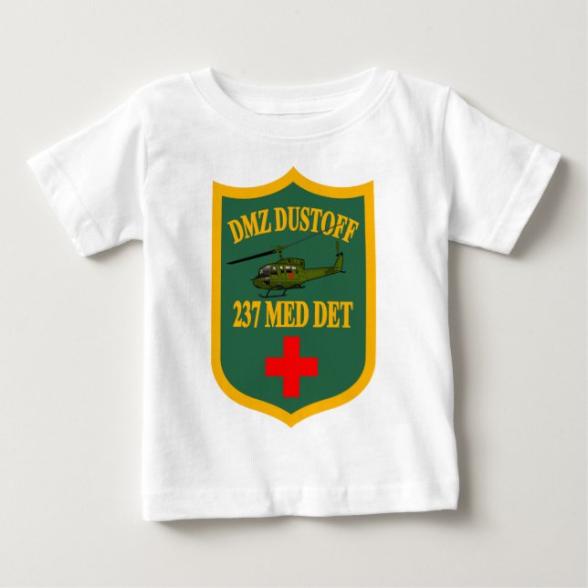 Camiseta De Bebé 237o Separación médica DMZ Dustoff (Anverso)