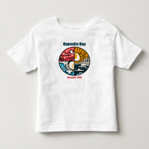 Camiseta De Bebé 25 de enero - Día opuesto