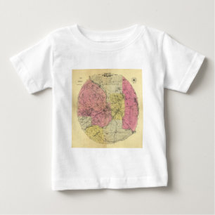 Camiseta De Bebé 25 millas alrededor de Minneapolis - mapa 1881