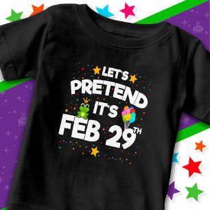 Camiseta De Bebé 29 de febrero, Día del Salto, hagamos la predicció