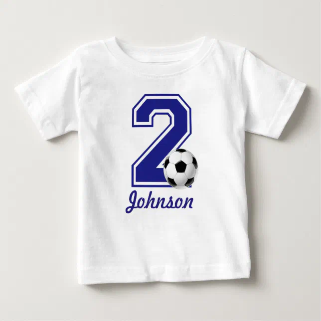 Kit para enmarcar camisetas de fútbol DIY para bebés. Azul y Blanco con  placa personalizada gratuita. -  España