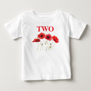 Camiseta De Bebé 2.ª Fiesta de Cumpleaños Popa a la Niña