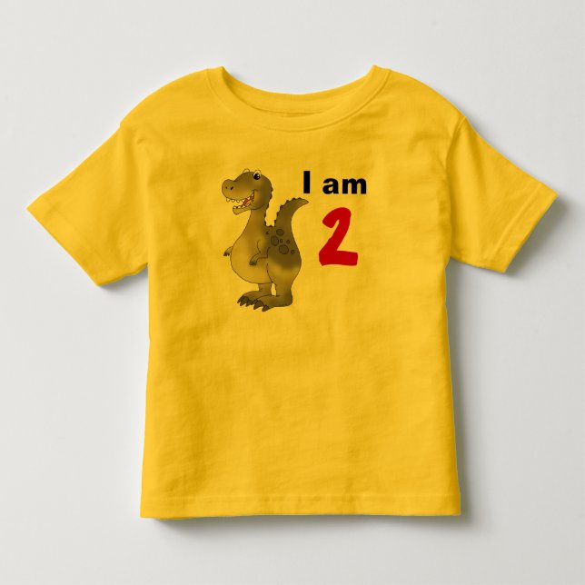 Camiseta De Bebé 2.ª idea de regalo de dinosaurio (Anverso)