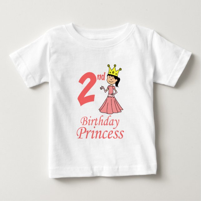 Camiseta De Bebé 2.ª Princesa Bebé (Anverso)