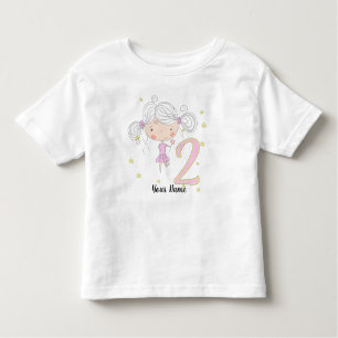 Camiseta De Bebé 2.ª Princesa de Cumpleaños