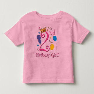 Camiseta De Bebé ¡2.º Chica de cumpleaños!