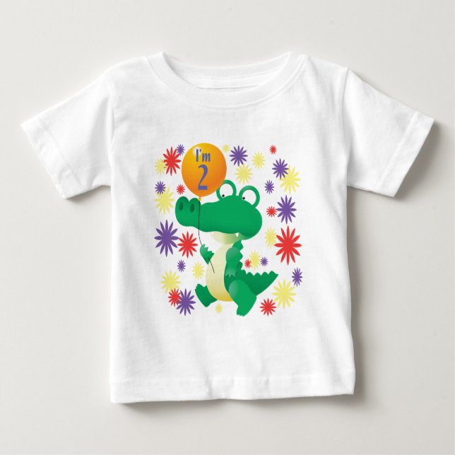 Camiseta De Bebé 2.º lagarto (Anverso)