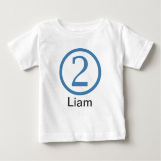 Camiseta De Bebé 2.º Personalizable de cumpleaños