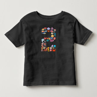 Camiseta De Bebé 2.º tema de los animales del océano de cumpleaños