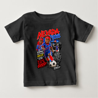 Camiseta De Bebé 2 apoyan a Nevada Pierre jugador de fútbol de 3 añ