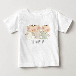 Camiseta De Bebé 2 de 3 tríos