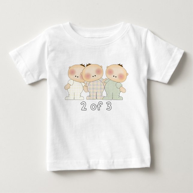 Camiseta De Bebé 2 de 3 tríos (Anverso)